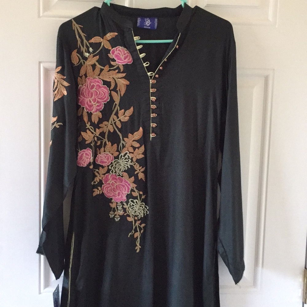 Indian/ Pakistani bottle green shirt